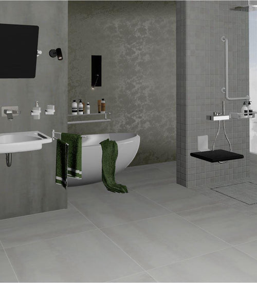 Vloertegel Villeroy & boch Metalyn Grijs mat