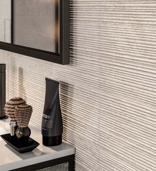 Vloertegel Cifre Overland Groove Sand Mate 60x120