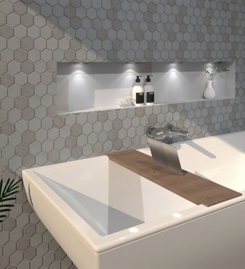 Vloertegel Sphinx Concrete Wit mat