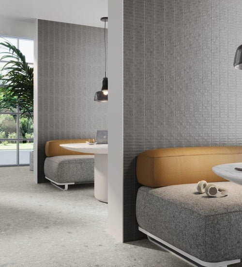 Wandtegel Carmen Pam Grey 10x30 cm