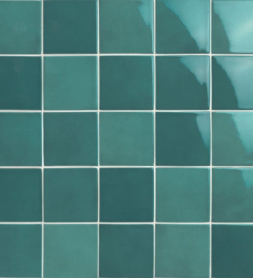 Wandtegel Natucer Pool Porc. Emerald 10x10 cm