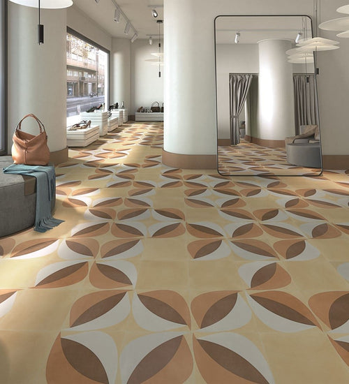 Sampletegel Vives Pop Tile Sixties Ocre