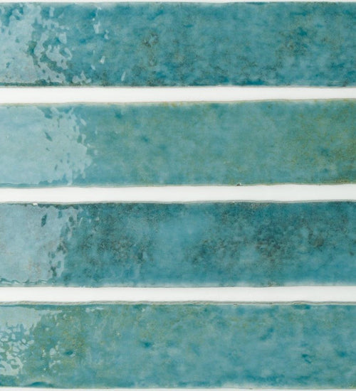 Wandtegel Wow  Potters Azur 5x25 cm