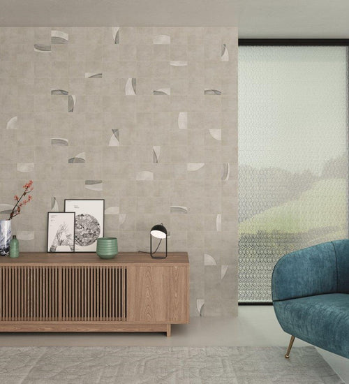 Sampletegel Wow  Pottery Cosmic Square Grey