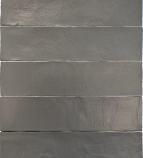 Wandtegel Revoir Paris Provence Antracite 6,2x25 cm