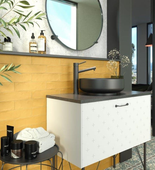 Wandtegel Revoir Paris Provence Caramel 6,2x25 cm