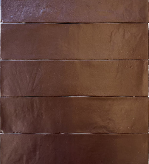 Wandtegel Revoir Paris Provence Chocolat 6,2x25 cm