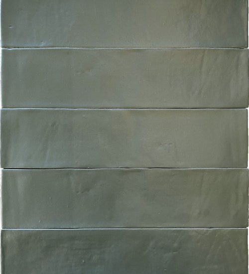 Wandtegel Revoir Paris Provence Petrol 6,2x25 cm