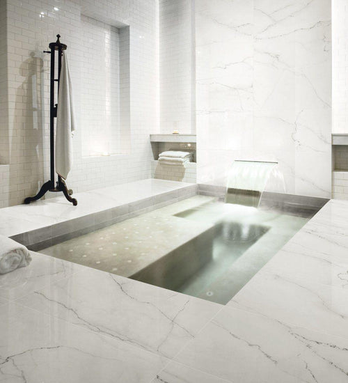 Vloertegel Ariostea Marmi classici Wit mat 60x120 cm