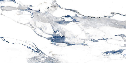 Vloertegel Geo tiles Crash Blauw glans