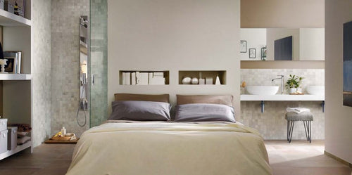 Mozaiektegel Sichenia Chateaux Wit mat 30x30 cm