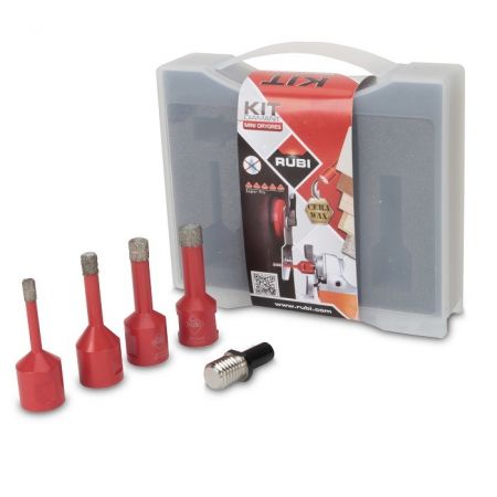 Rubi Rubi X st droogboorset 4dlg koffer rub1e