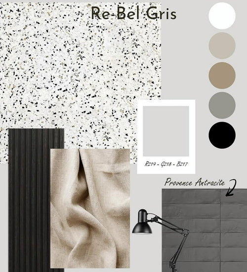 Vloertegel Revoir Paris Re-Bel Gris 100x10 cm 0