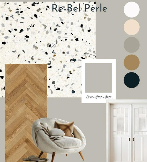 Vloertegel Revoir Paris Re-Bel Perle 60x60 cm