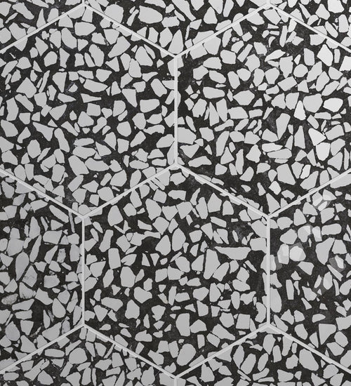 Vloertegel Cifre Riazza Nero 23,2x26,7 cm