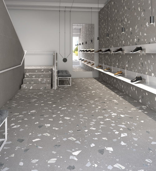 Vloertegel Arcana Ribe-R Antracita 80x80 cm