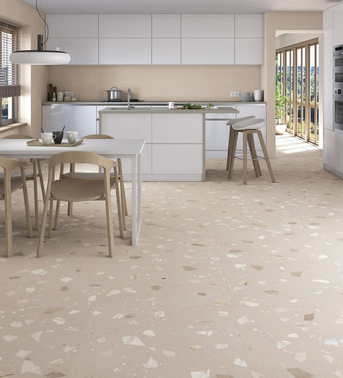 Vloertegel Arcana Ribe-R Beige 80x80 cm