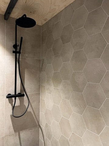 Sampletegel Vives Rift Hexagon Crema