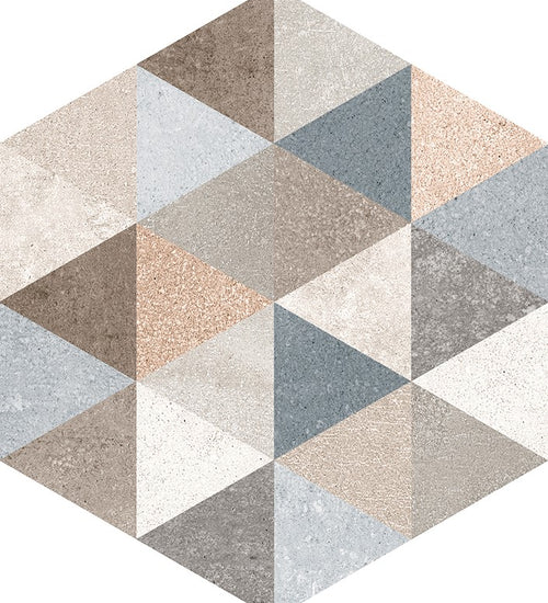 Sampletegel Vives Rift Hexagon Fingal (mix)