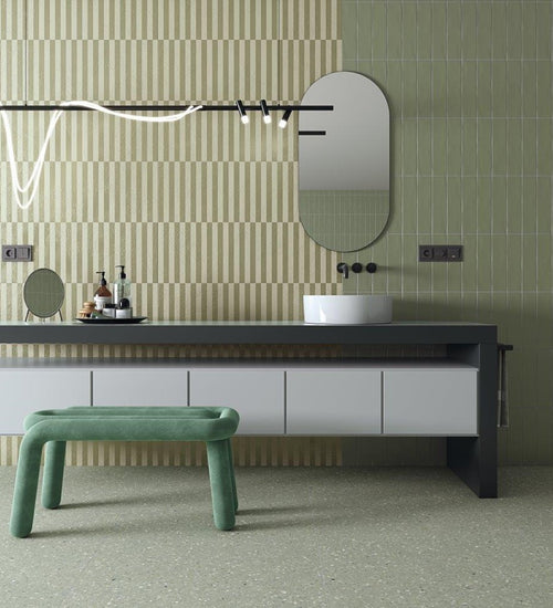 Wandtegel Vives Ritmo-R Verde 32x99 cm