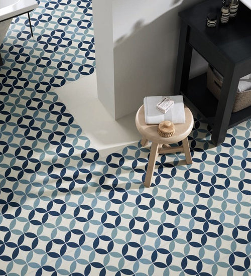 Vloertegel Codicer Riviera Nice Blue 25x25 cm