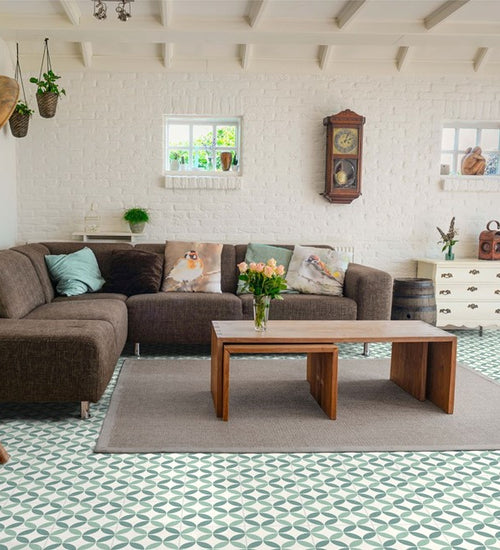 Vloertegel Codicer Riviera Nice Green 25x25 cm