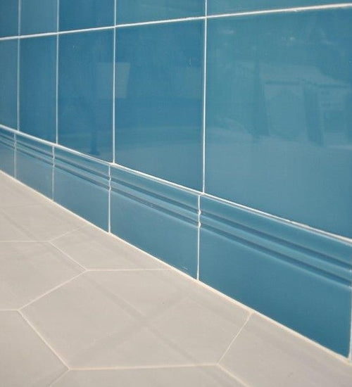 Wandtegel Adex Rivièra Rodapie Cadaques Gray 10x20 cm