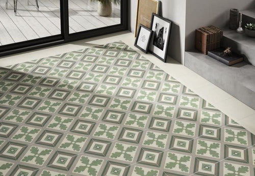 Vloertegel Codicer Riviera St. Tropez Blue 25x25 cm