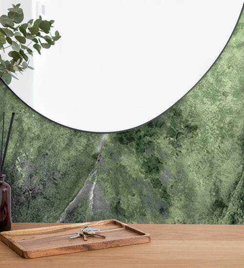 Vloertegel Geo tiles Amazona Groen glans 60x120 cm
