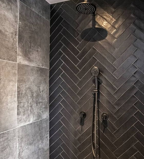 Wandtegel Cifre Sabatini Black Mate 7,5x30 cm