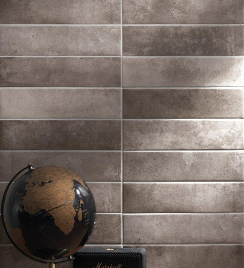 Wandtegel Tonalite Safari Grigio 7x28 cm