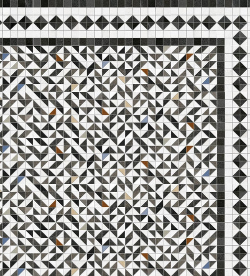 Vloertegel Vives Seine Iéna-R 2 Grafito 20x20 cm