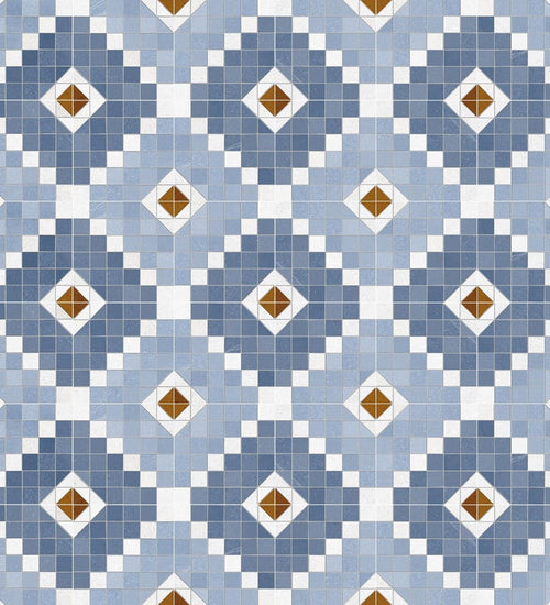 Vloertegel Vives Seine Marly-R Azul 20x20 cm