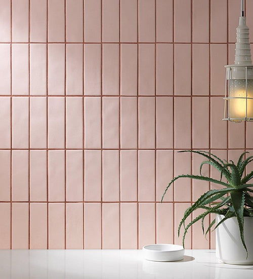 Wandtegel Tonalite Shibusa Cipria 5x15 cm