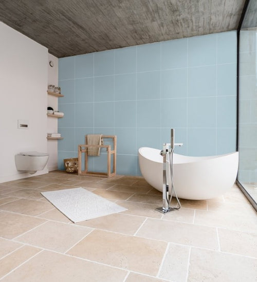 Vloertegel Revoir Paris Si-Bel Alouette Uni Clair 59,3x59,3 cm