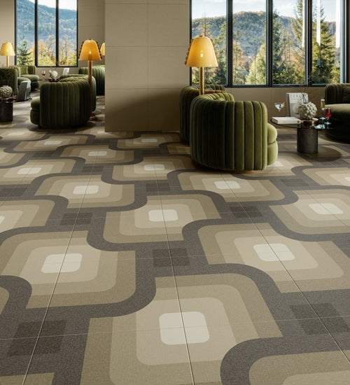 Vloertegel Revoir Paris Si-Bel Chataigne 59,3x59,3 cm