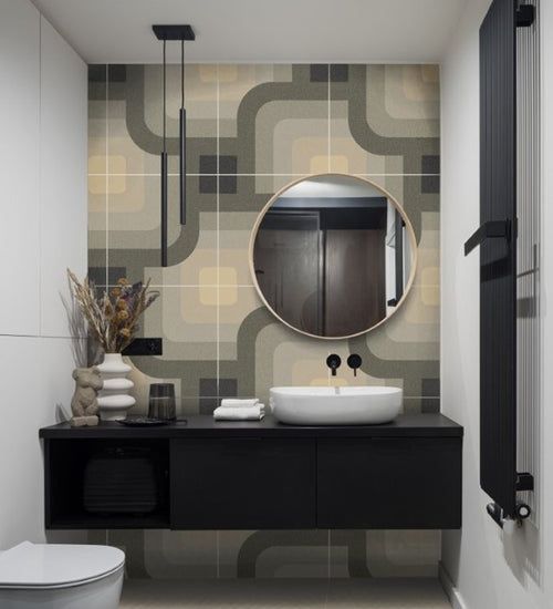 Vloertegel Revoir Paris Si-Bel Dré Uni Clair 59,3x59,3 cm