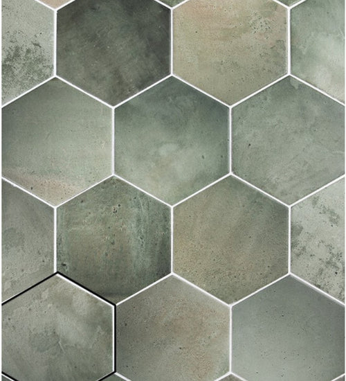 Wandtegel Carmen Sintra Olive Green 13,9x16 cm