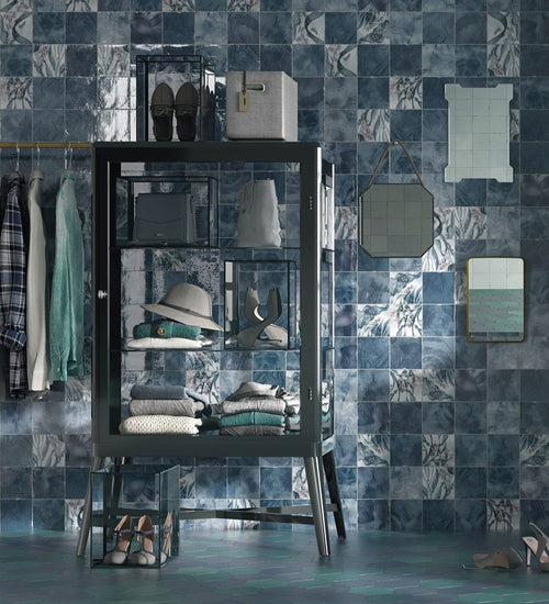 Wandtegel Carmen Souk Kasbah Blu Mix 13x13 cm