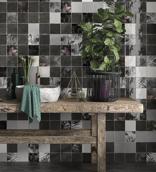 Wandtegel Carmen Souk Kasbah Grey Mix 13x13 cm