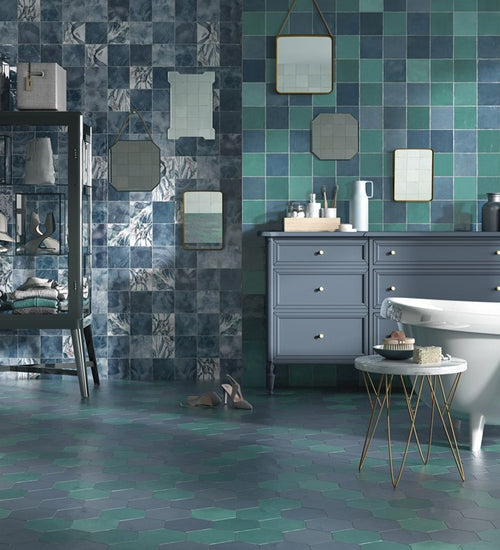 Sampletegel Carmen Souk Turquesa