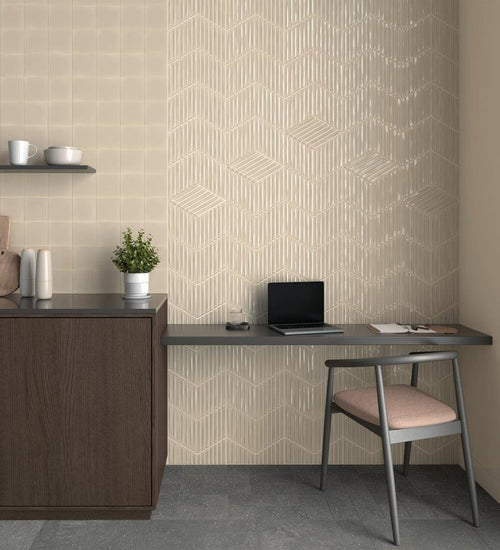 Wandtegel Wow  Spike Bars A Talc Matt 15x25,9 cm