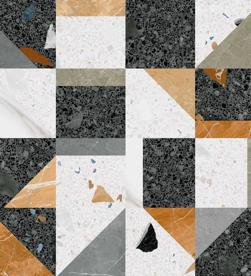 Vloertegel Arcana Stellato-R Multicolor 80x80 cm