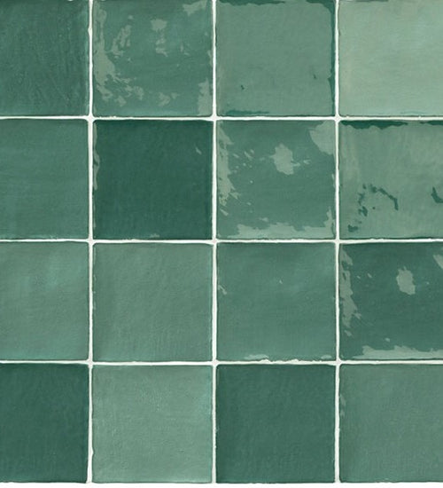 Wandtegel Natucer Stow Mix Olive 10x10 cm