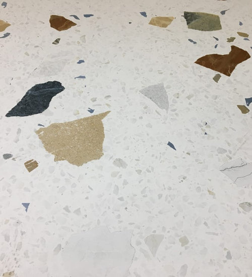 Vloertegel Arcana Stracciatella-R Grafito 80x80 cm