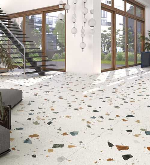 Vloertegel Arcana Stracciatella-R Nacar 80x80 cm