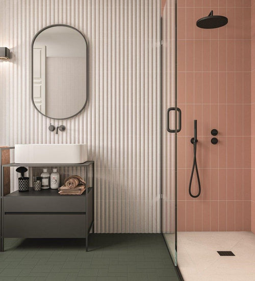 Sampletegel Wow  Stripes Dove Matt
