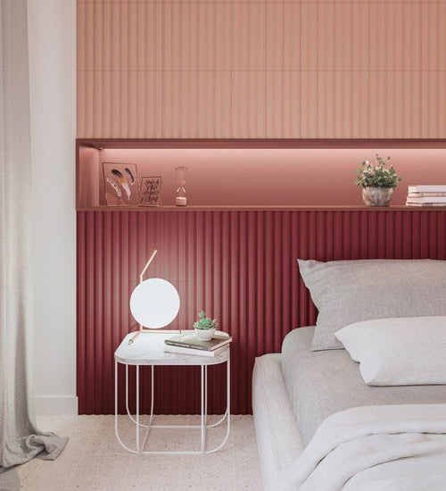 Sampletegel Wow  Stripes Garnet Matt