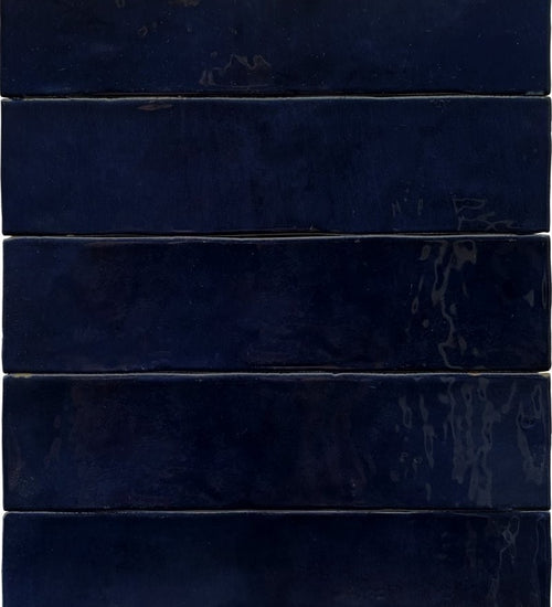 Wandtegel Revoir Paris Studio Cobalt Glossy 6,2x25 cm