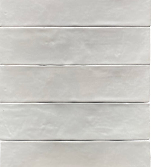 Wandtegel Revoir Paris Studio Crème Glossy 6,2x25